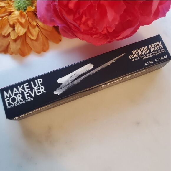 Makeup Forever Rouge Artist Liquid Lipstick in Coral Rose - Picture 4 of 8